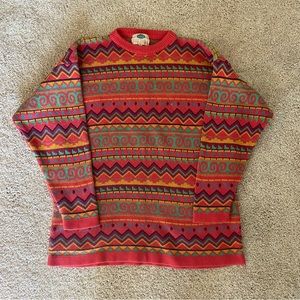 Vintage Aztec Geometric Sweater